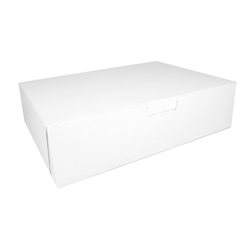 SCT SCH1035 White One-Piece Non-Window Bakery Boxes, 19 x 14 x 5, White, Paper, 50/Carton