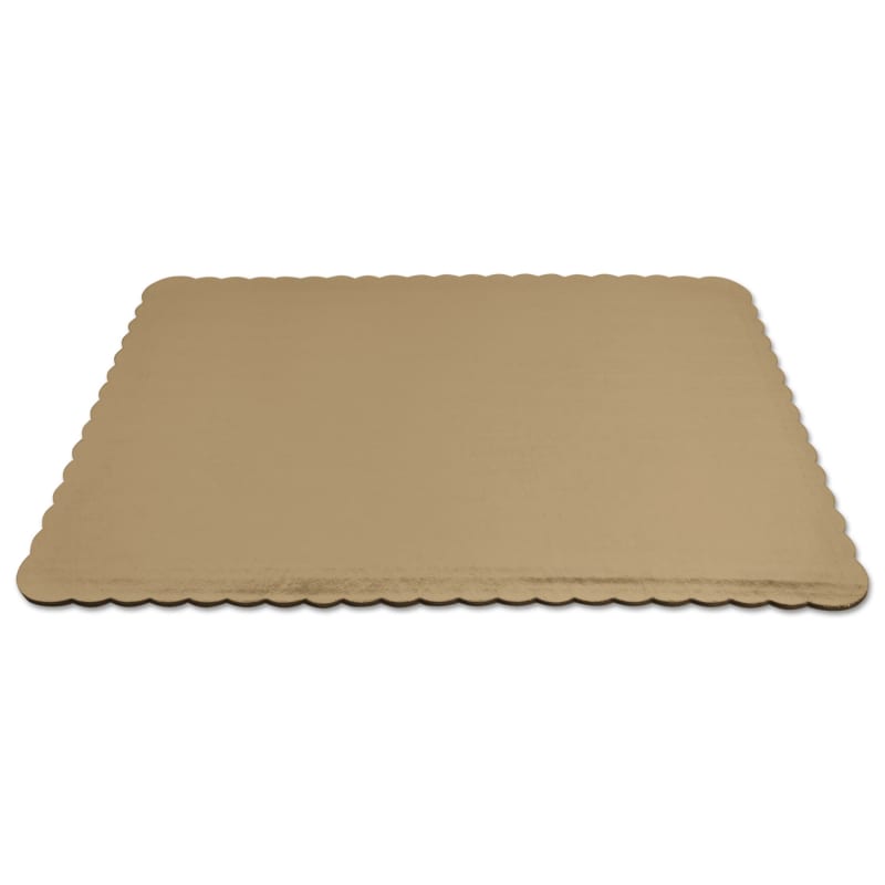 SCT SCH1650 Gold Cake Pads, 1/2 Sheet, 14 x 19, Gold, Paper, 100/Carton