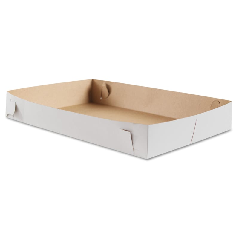 SCT SCH2021 Donut Trays, 17 x 11.5 x 2.5, White, Paper, 100/Bundle