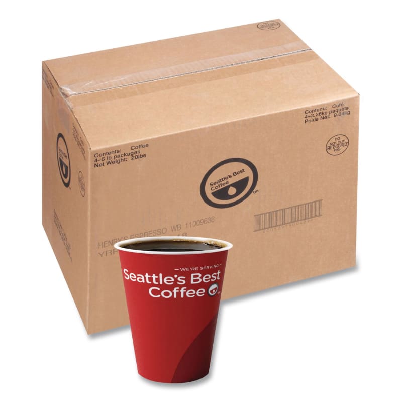 Seattle's Best SEA00429CT Henry's Espresso, 5 lb Bag, 4/Carton