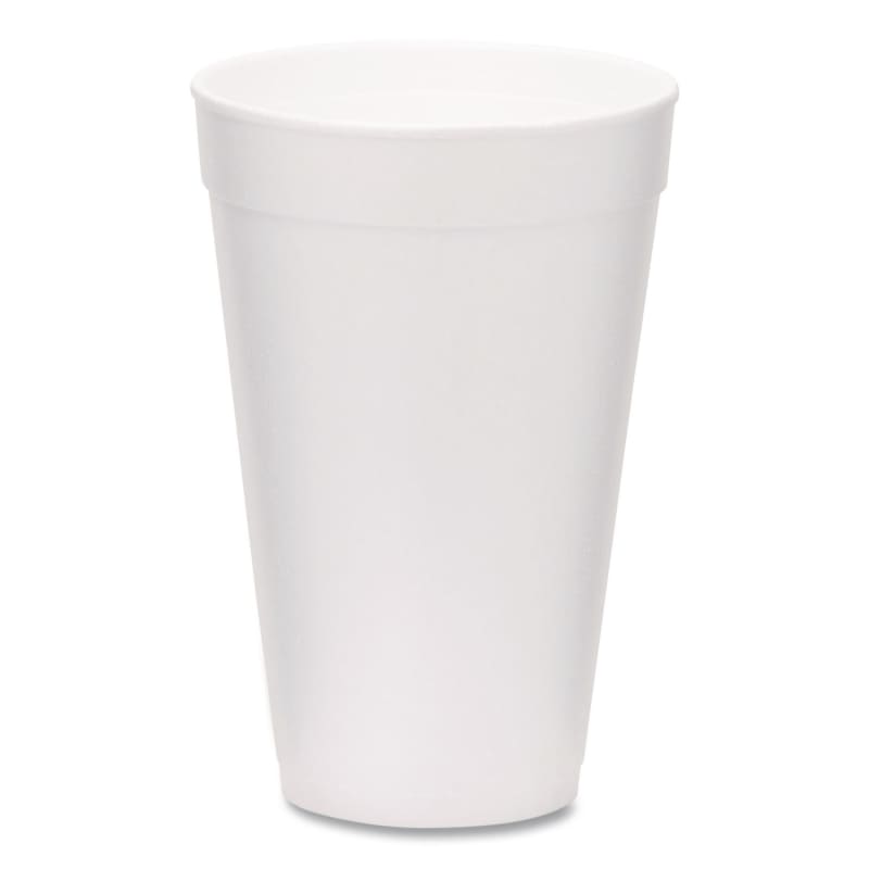 WinCup WCP221974 Foam Drink Cups, 16 oz, White, 500/Carton