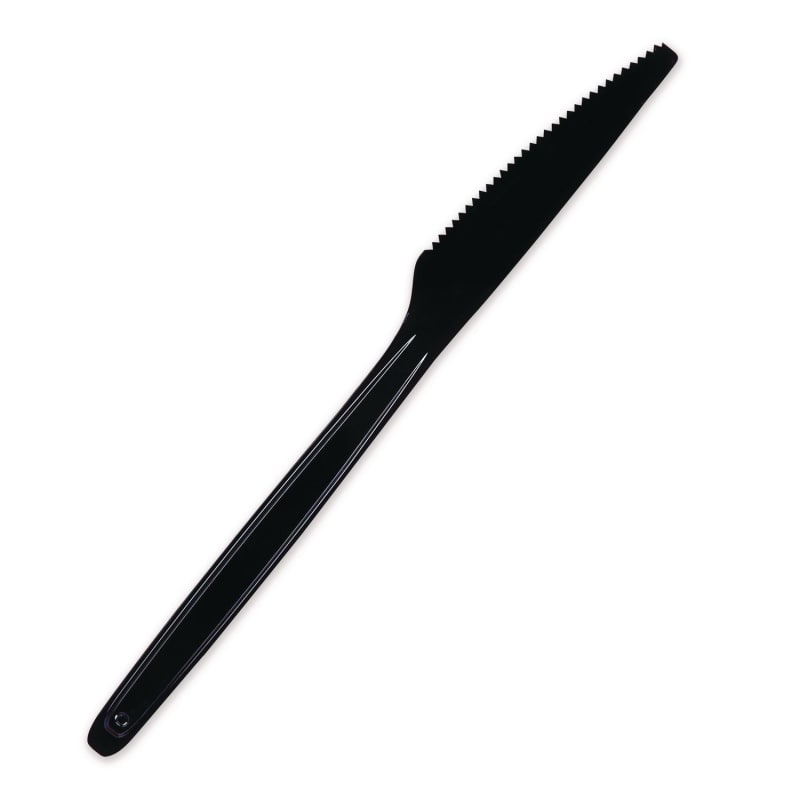 WNA WNACEASEKN960BL Cutlery for Cutlerease Dispensing System, Mediumweight Knife, Plastic, Black, 960/Box