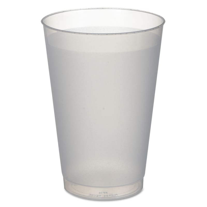 WNA WNAPF14 Frost Flex Cups, Cold, 14 oz, Plastic, Frosted, 25/Pack, 20 Packs/Carton