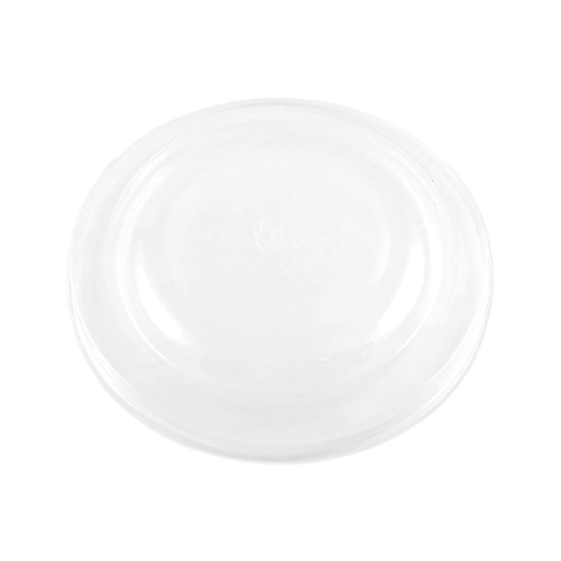 World Centric WORBOLCS24 PLA Lids for Fiber Bowls, 7.5" Diameter x 1" h, Clear, Plastic, 300/Carton