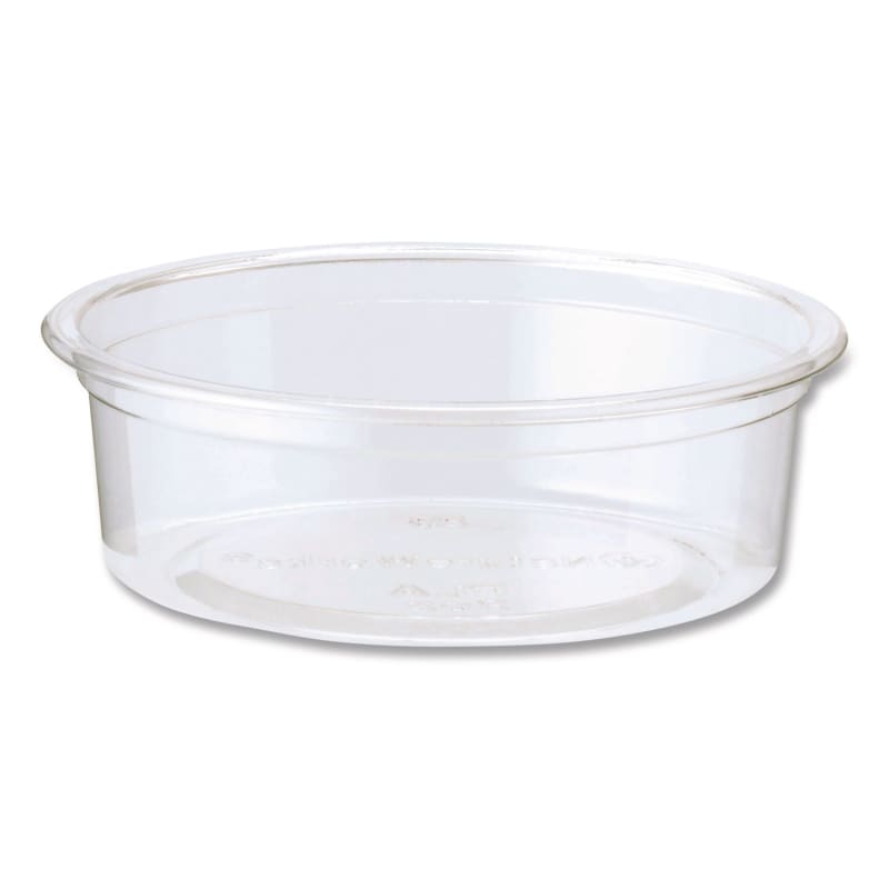 World Centric WORCPCS2SF PLA Clear Cold Cups, Flat Style, 2 oz, Plastic, Clear, 2,000/Carton