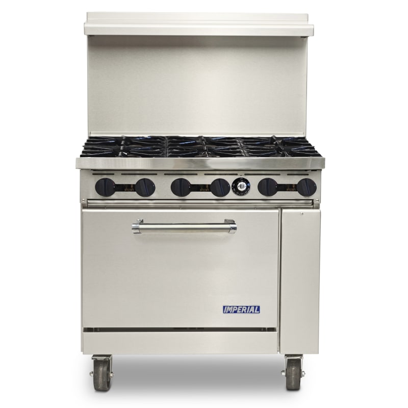 Imperial ER-6 Elements 36" 6-Burner LP Gas Range with Standard Oven