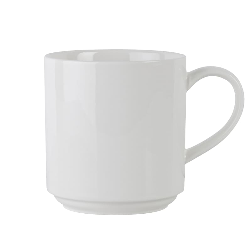 Outlet Mikasa 5305718 11 4/5 oz Bistro Mug Porcelain White