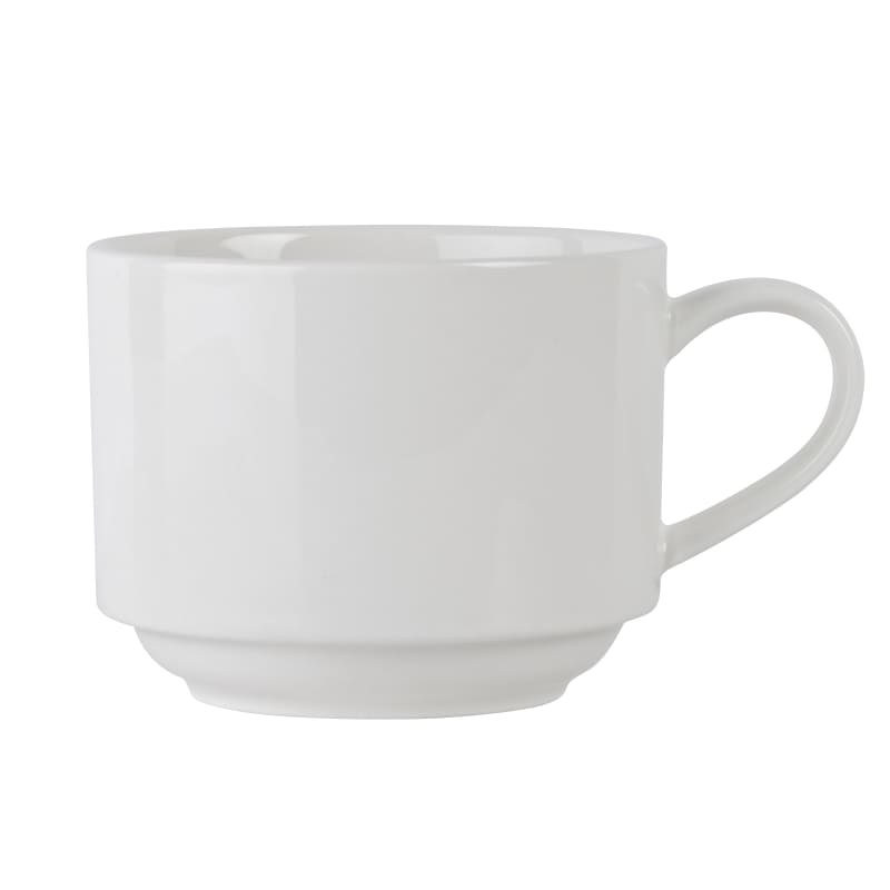 Outlet Mikasa 5305716 9 1/10 oz Bistro Cup Porcelain, White