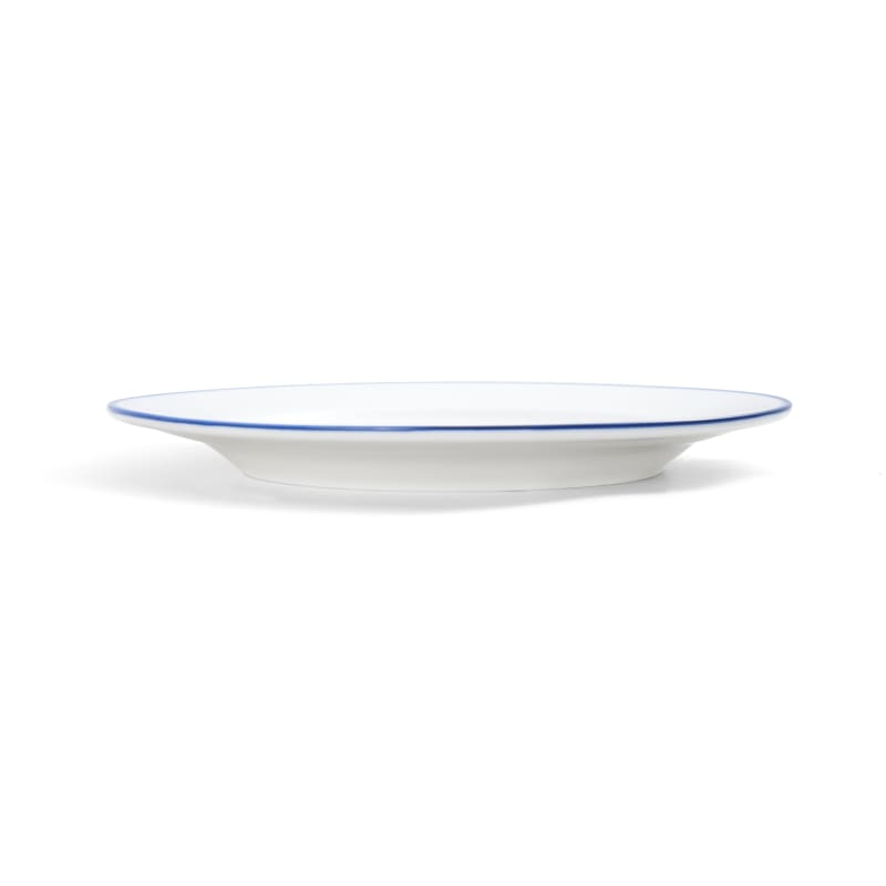 Outlet Mikasa 5256482 Bistro Pinstripe Porcelain Wide Rim Plate 8"