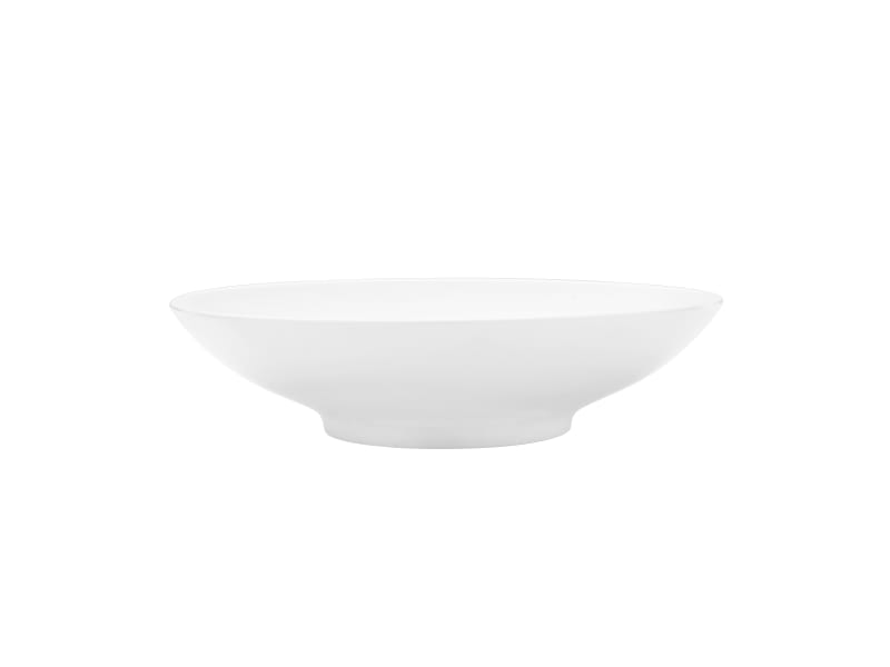 Outlet Mikasa 5292237 Bistro Porcelain Coupe Deep Plate 9.5" / 34oz