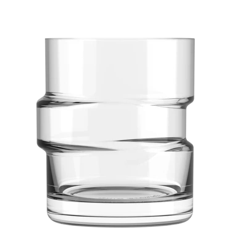 Mikasa O-1018980 Onis The Glitch 12 oz. Double Old Fashioned Glass