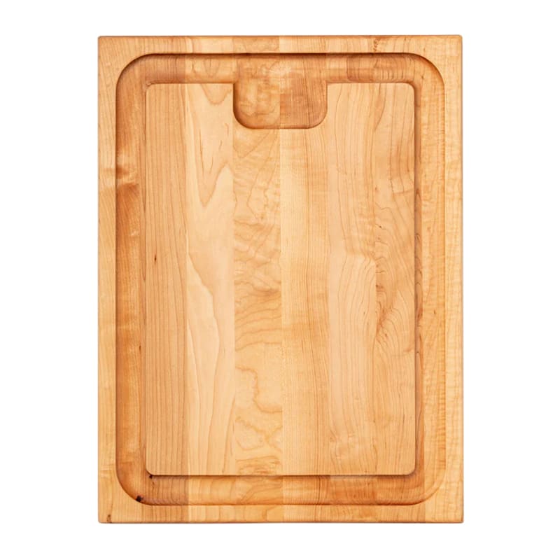 John Boos AUJUS Maple AUJUS Cutting Board w/ Sloped Gravy Groove, 24" x 18" x 1-1/2"