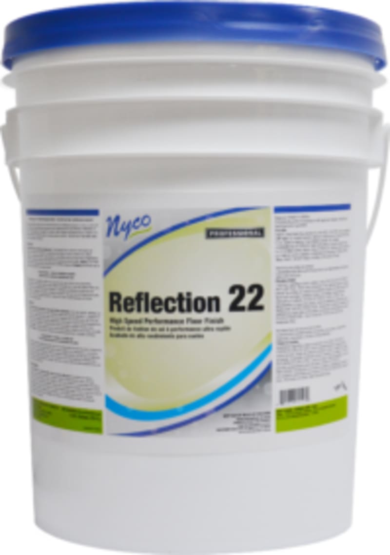 Nyco NL151-P5 Reflections 22 Hi Performance Floor Finish 5 Gallon Pail