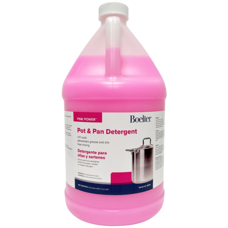 Boelter F1384-G4 Pink Power™ Pot & Pan Detergent, 1 Gallon (Case of 4)