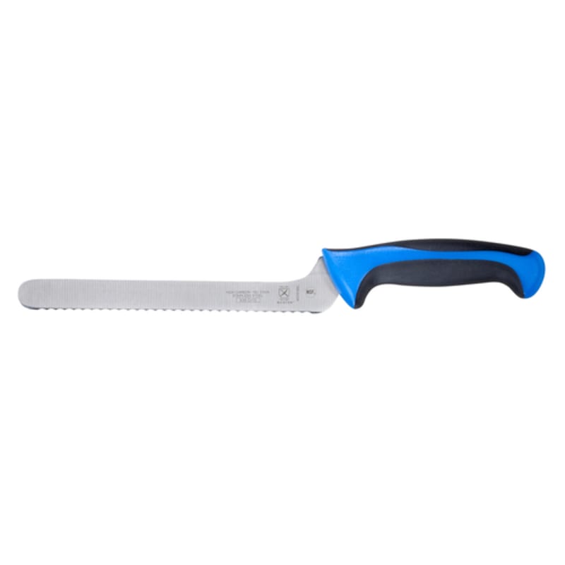 Mercer Culinary M22418BL Millennia Utility Knife, 8", Blue