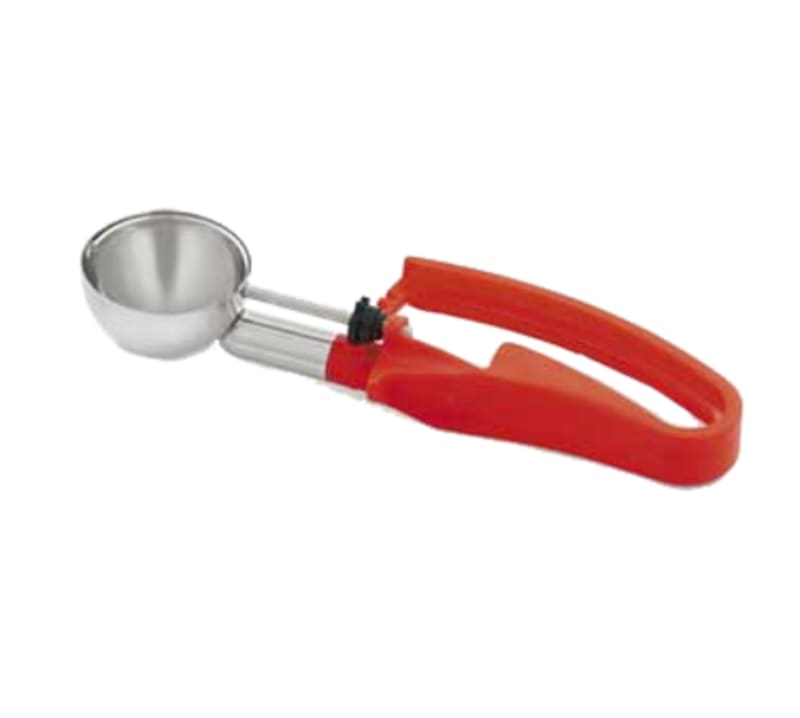 Vollrath 47397 Ergonomic Handle Disher, Size 24, Red