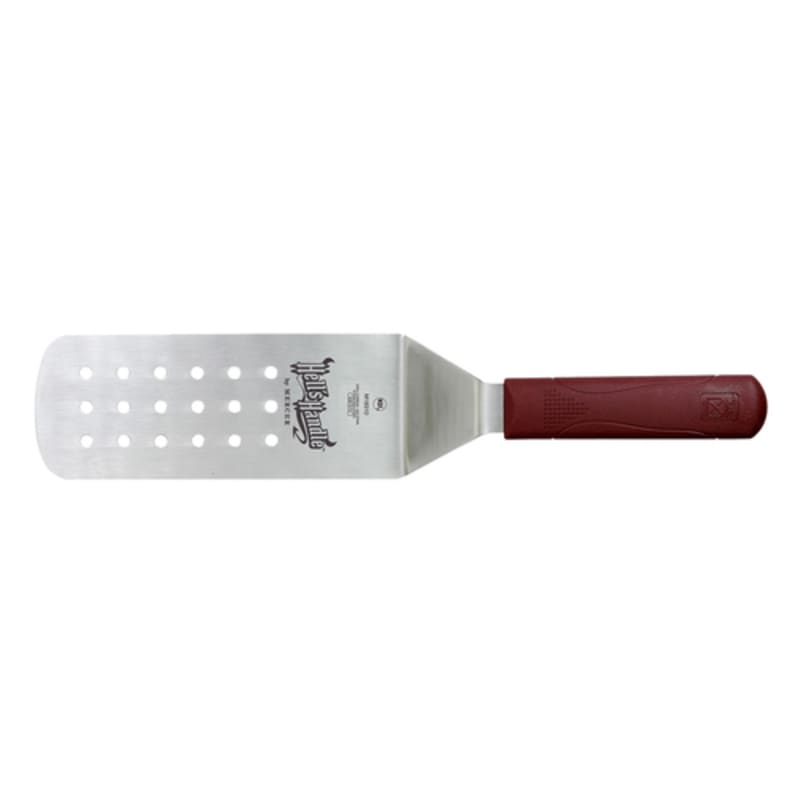 Mercer Culinary M18310 Hell's HandleHigh Heat Perforated Turner, 8"X3"