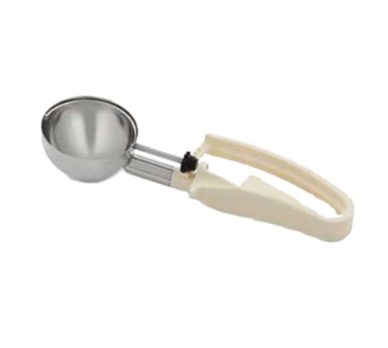 Vollrath 47392 Ergonomic Handle Disher, Size 10, Ivory
