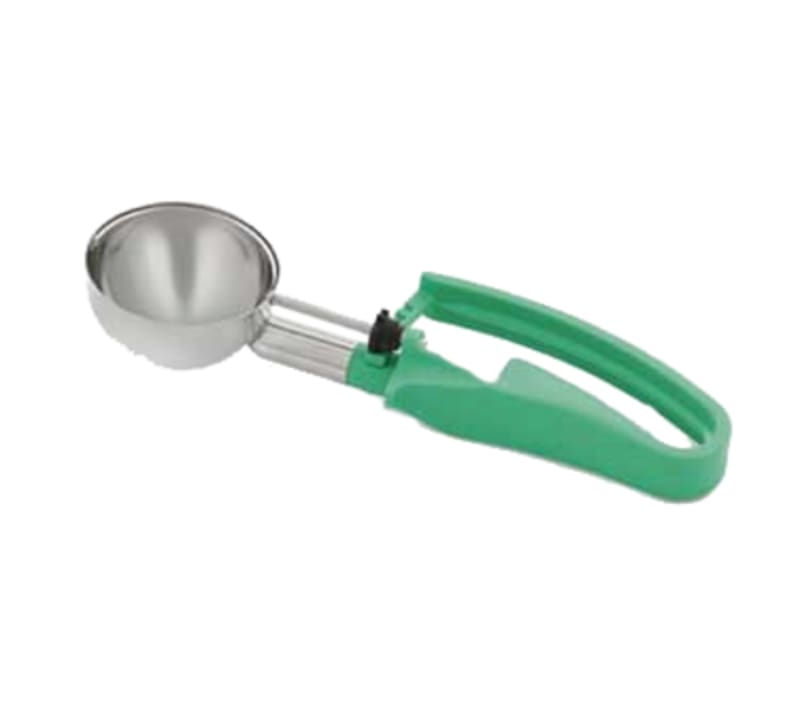 Vollrath 47393 Ergonomic Handle Disher, Size 12, Green