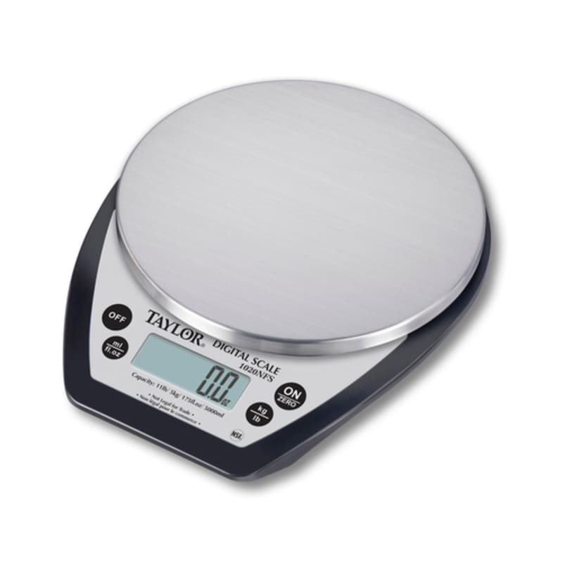 Taylor 1020NFS Compact Digital Scale, 11LBX.1OZ