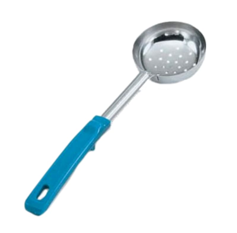 Vollrath 62175 Perforated Spoodle, 6oz, Teal Handle