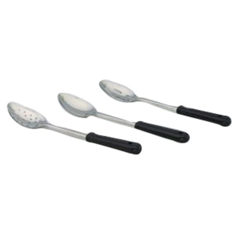 Boelter BSPH-11-S Solid Serving Spoon w/ Black Handle, 11"