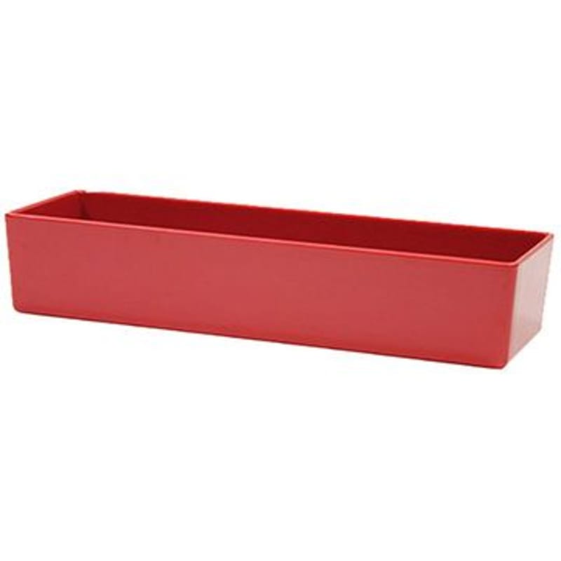 Outlet Tablecraft M4008R Rectangular Melamine Bowl, Red, 15"X5"X3"