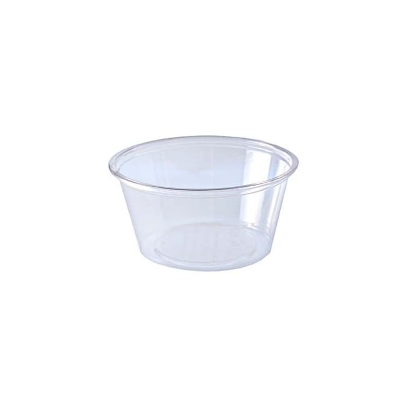 Fabri-Kal GPC200 Greenware Plastic Portion Cups, 2oz, Clear (Case of 2000)