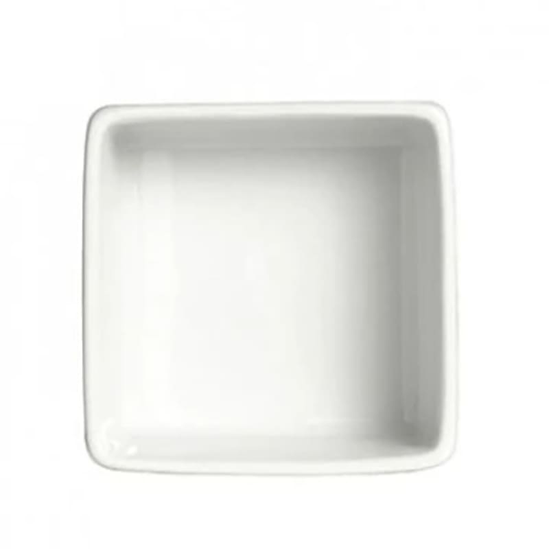 Steelite 6900E421 Varick Porcelain Square Ramekin, 6-3/4 oz, White (Case of 36)