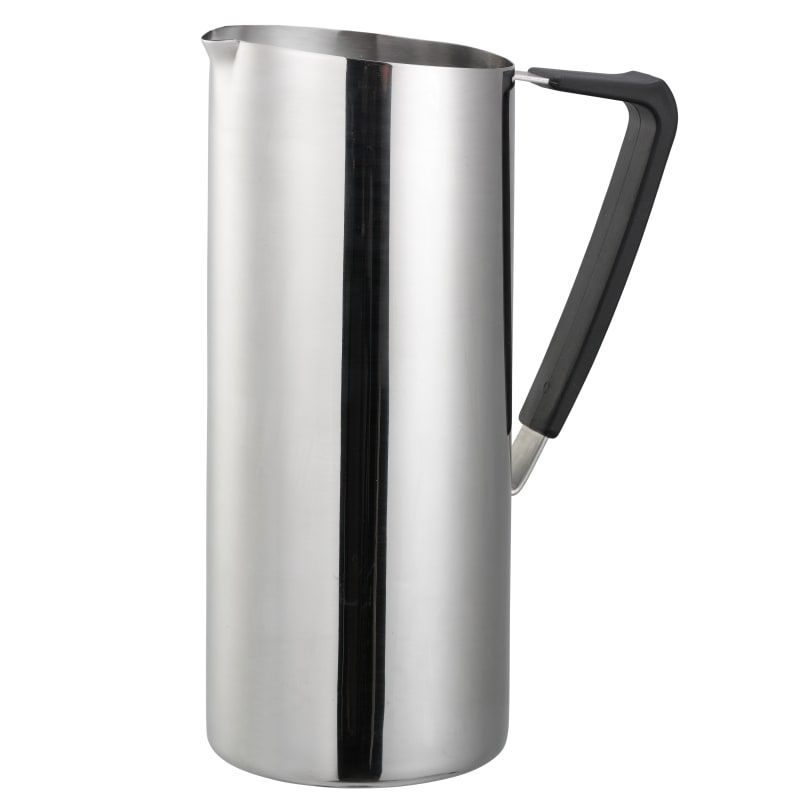 Service Ideas X7025NGV2 Slim 1.9-Liter Stainless Water Pitcher Without Ice Guard In Polished Stainless