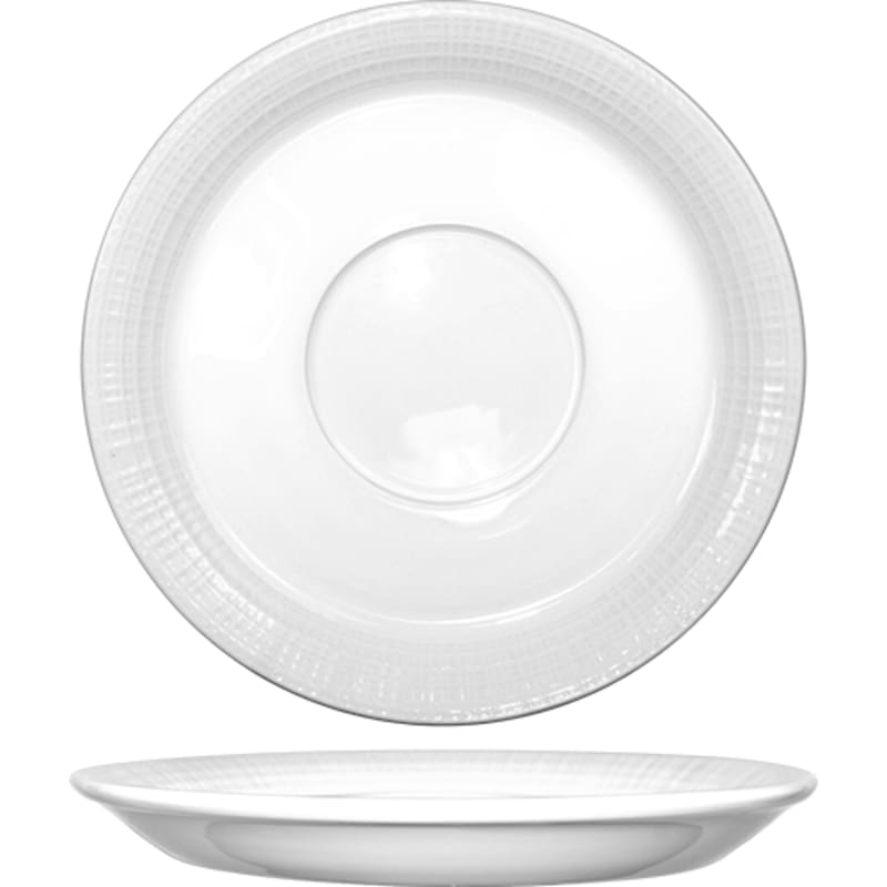International Tableware DR-38 Dresden™ Porcelain BW A.D. Saucer 4-3/4"