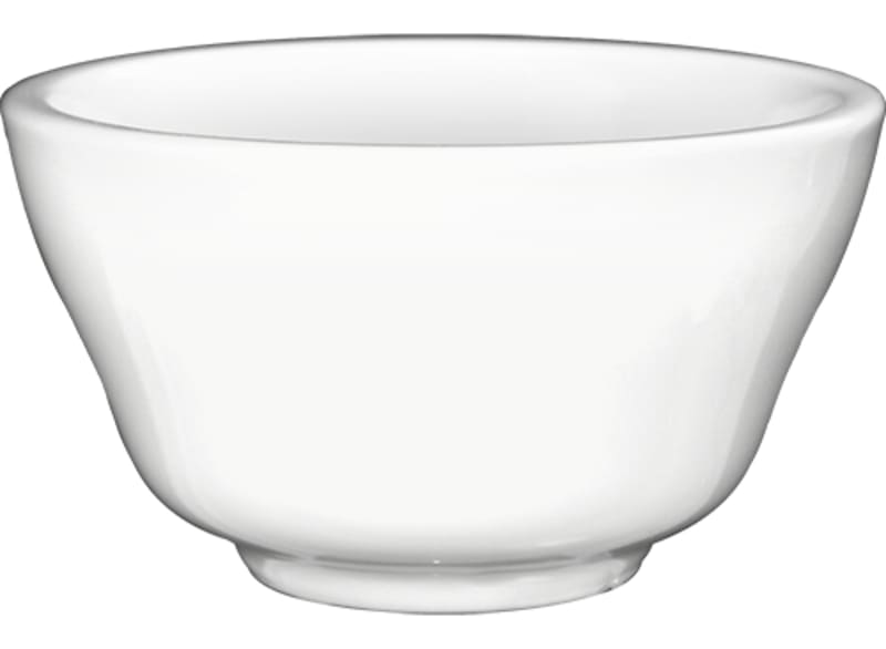 International Tableware BL-4 Bristol™ Porcelain BW Bouillon Bowl (8oz)