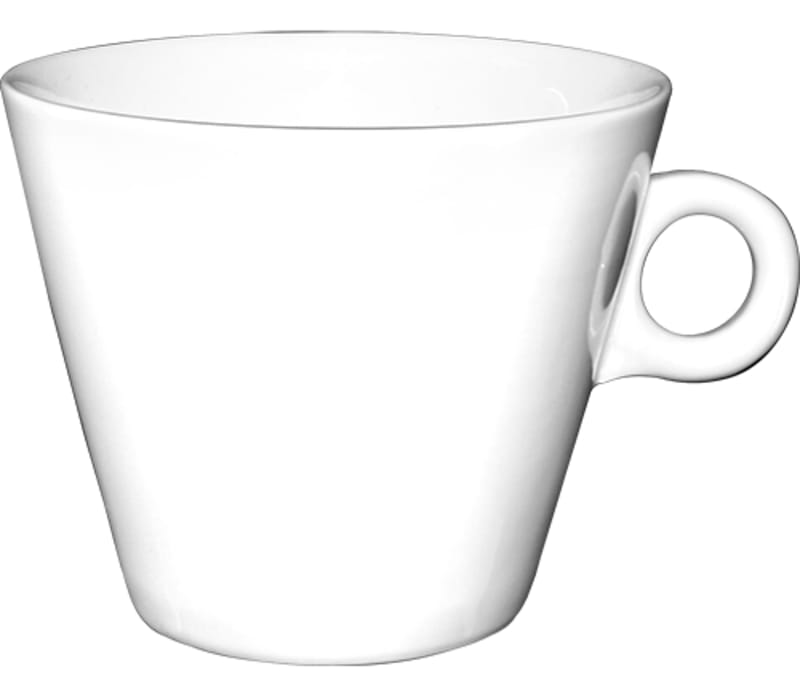 International Tableware BL-1 Bristol™ Porcelain BW Tall Cup (9oz)