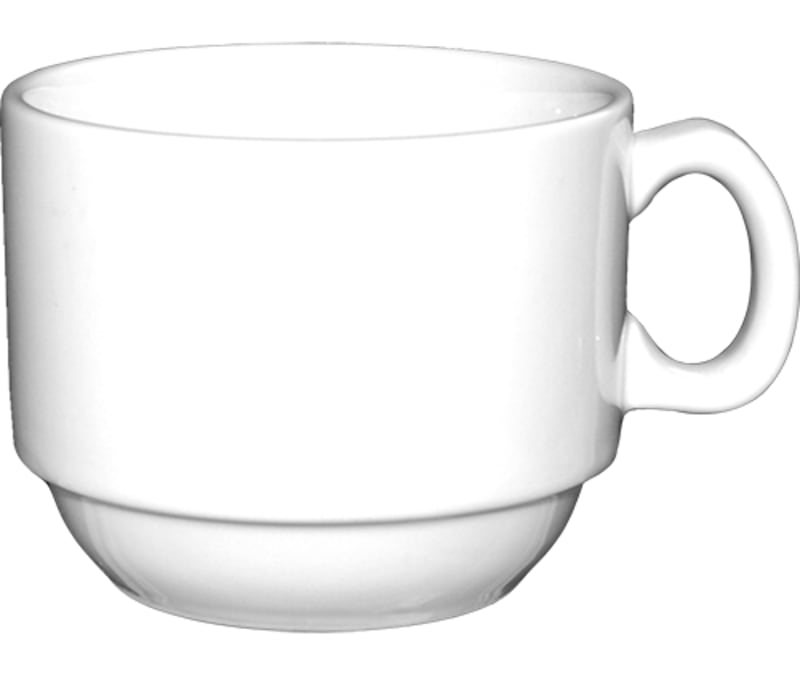 International Tableware BL-35 Bristol™ Porcelain BW AD Coffee Cup (8oz)
