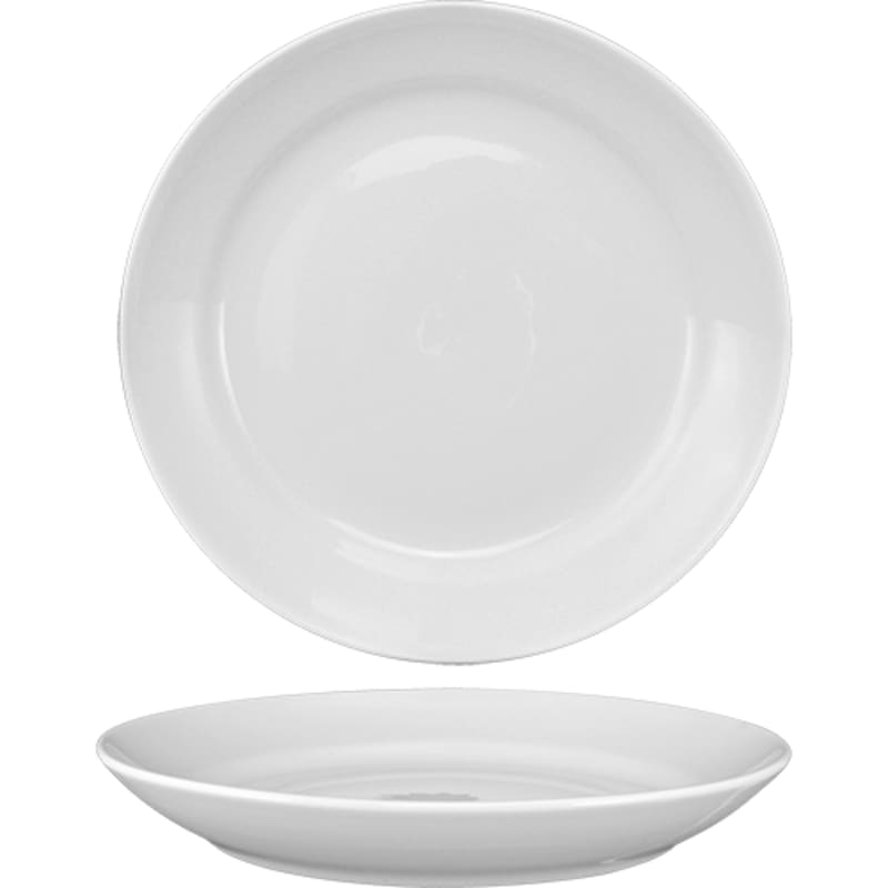 International Tableware BL-207 Bristol™ Porcelain BW Stadium Pasta Bowl 7" (12oz)