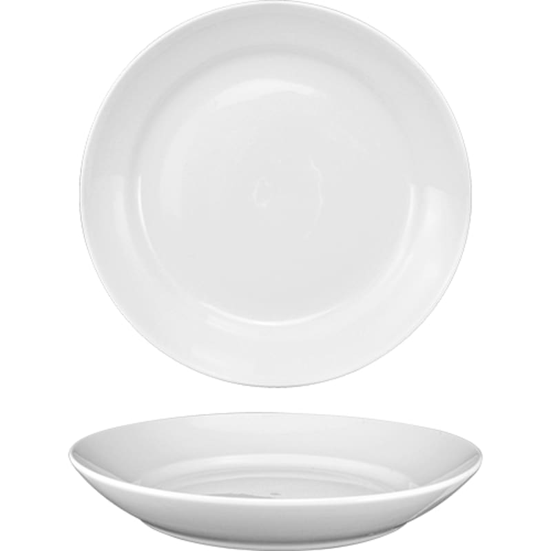 International Tableware BL-210 Bristol™ Porcelain BW Stadium Pasta Bowl 10-1/2" (44oz)