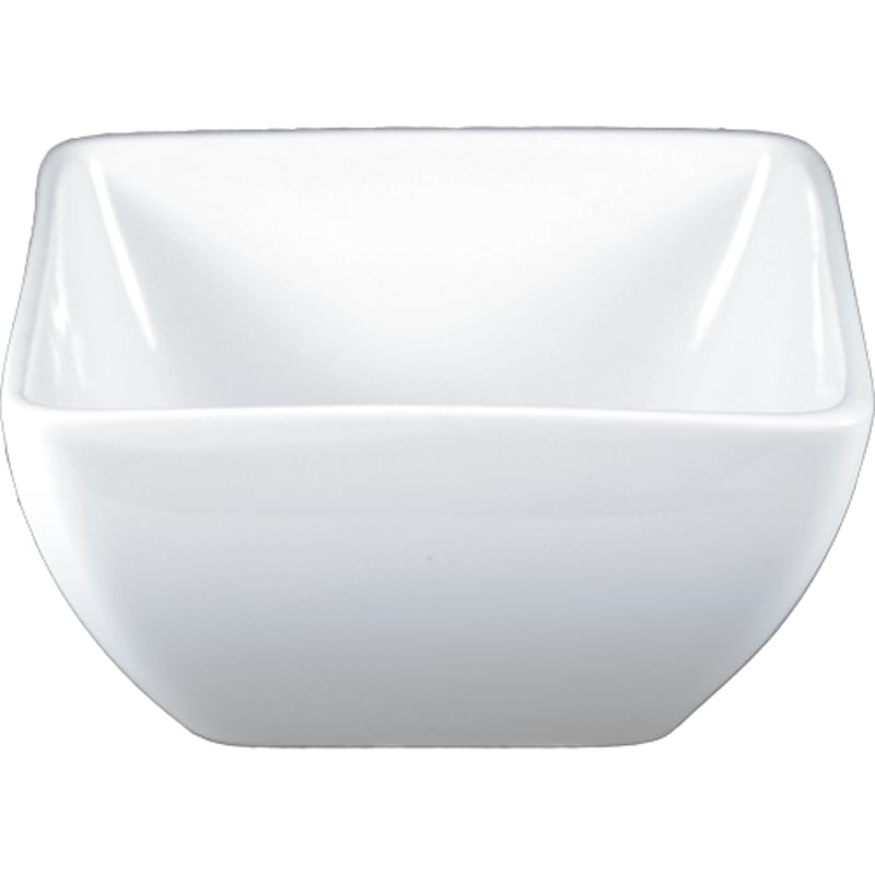 International Tableware FA-3 Paragon™ Porcelain BW Square Bowl  (14oz)