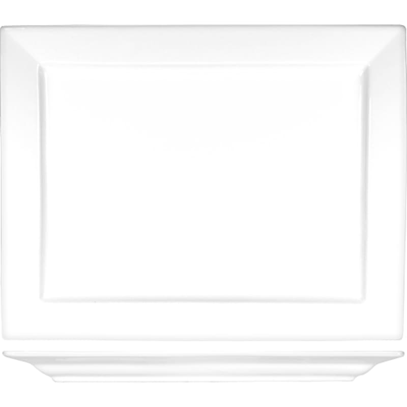 International Tableware EL-25 Elite™ Porcelain BW Platter 14" x 10-7/8"