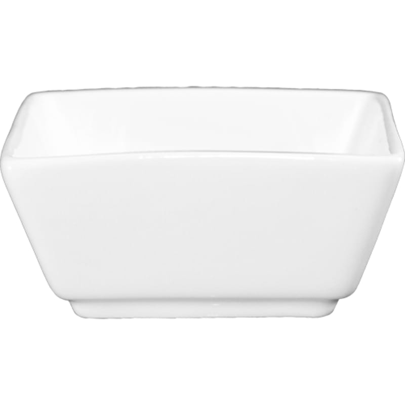 International Tableware EL-4 Elite™ Porcelain BW Square Ramekin (2.5oz)