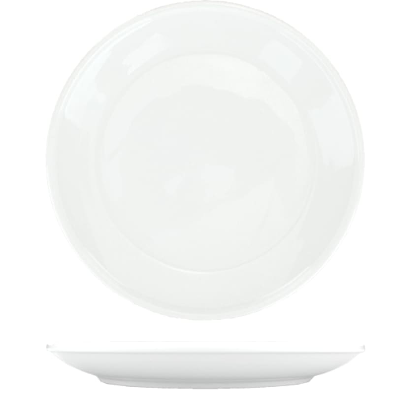 International Tableware BR-888 DineEZ Brighton™ Porcelain EW Health Care Plate 9"