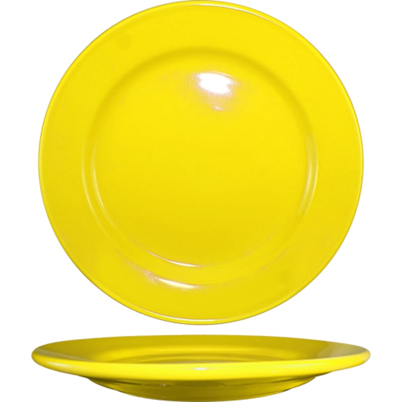 International Tableware CA-7-Y Cancun™ Stoneware Yellow WR Plate 7-1/8"