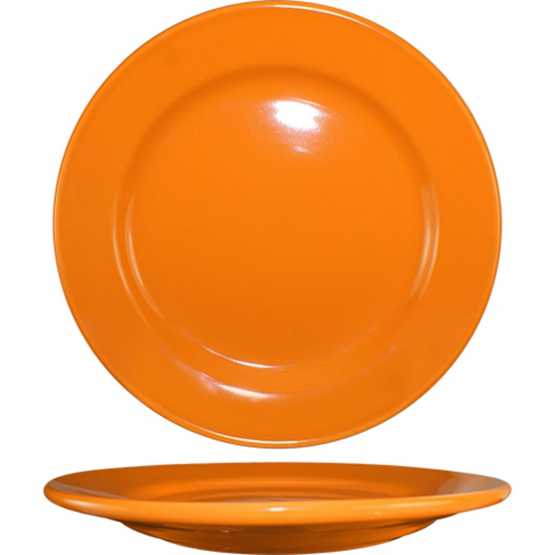 International Tableware CA-9-O Cancun™ Stoneware Orange WR Plate 9-3/4"