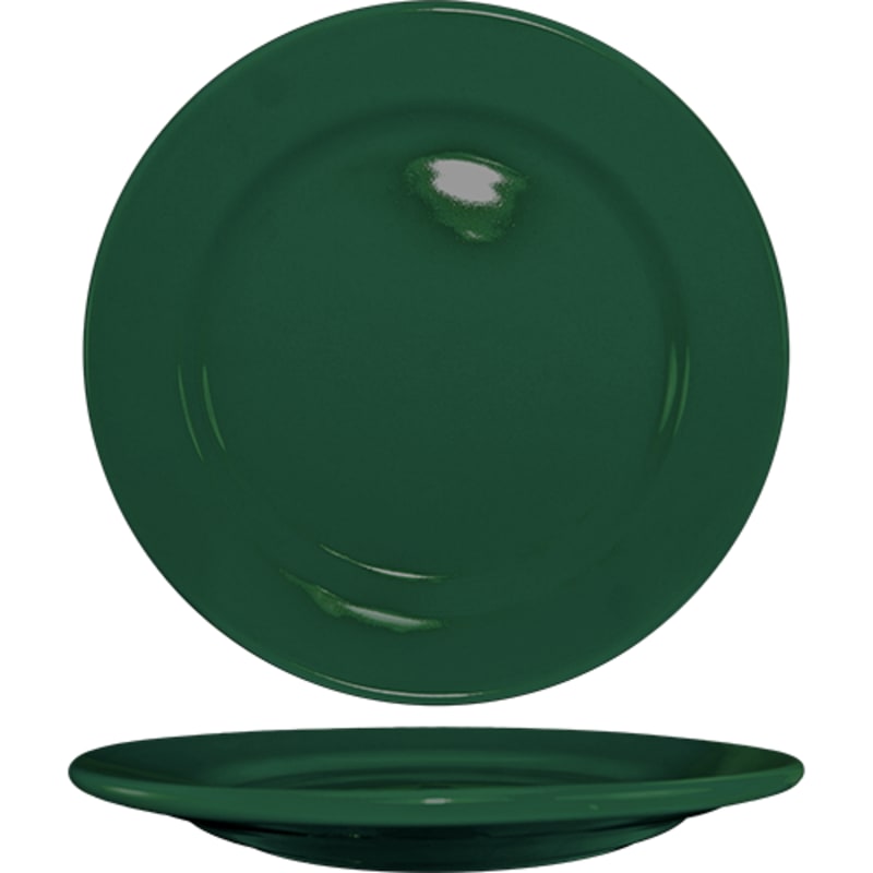 International Tableware CA-16-G Cancun™ Stoneware Green WR Plate 10-1/4"