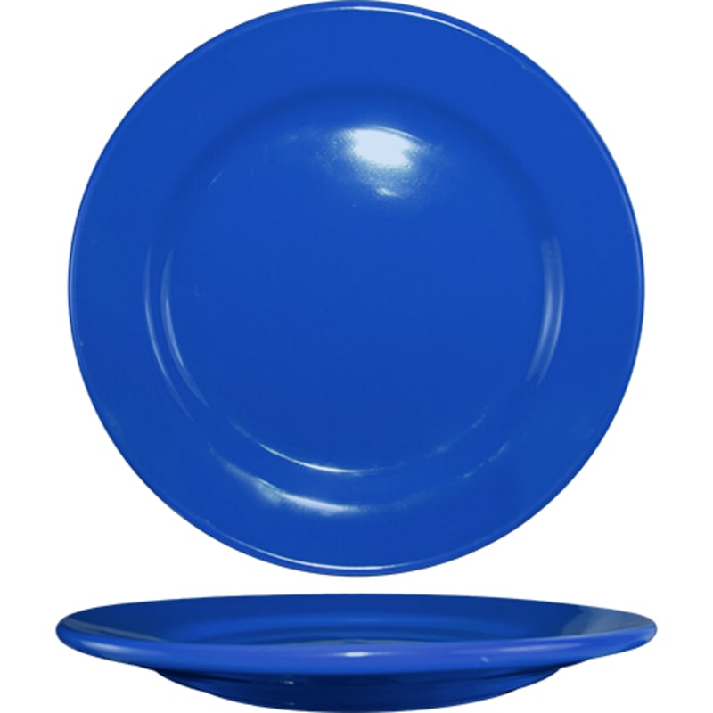 International Tableware CA-21-LB Cancun™ Stoneware Lt Blue WR Plate 12"