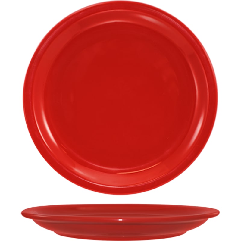 International Tableware CAN-9-CR Cancun™ Stoneware Crimson Red NR Plate 9-1/2"