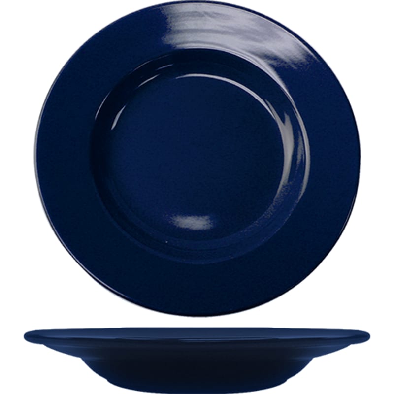 International Tableware CA-120-CB Cancun™ Stoneware Cobalt Blue WR Pasta Bowl (18oz)