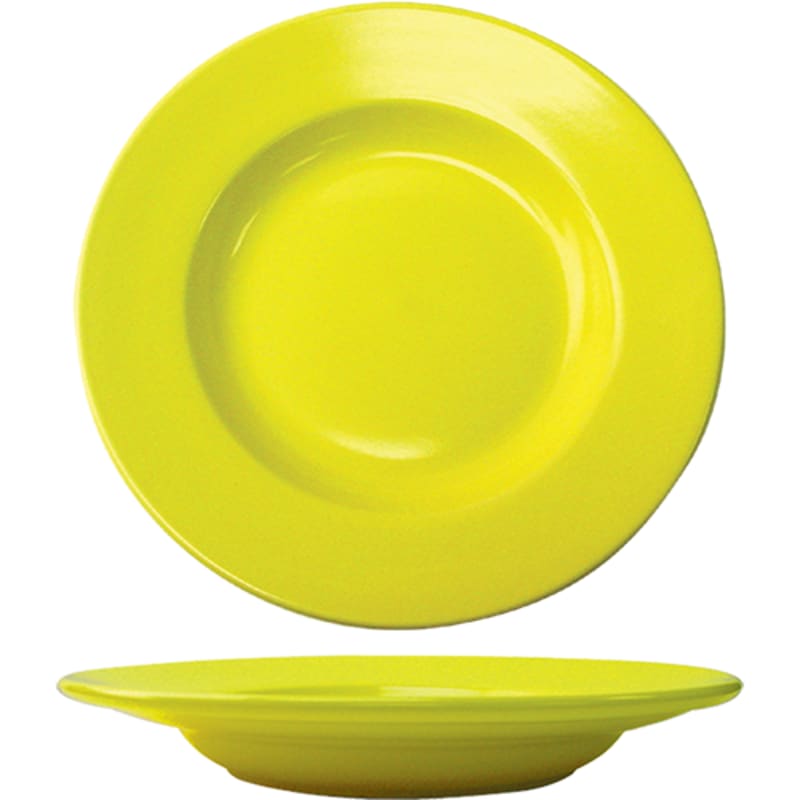 International Tableware CA-120-Y Cancun™ Stoneware Yellow WR Pasta Bowl (18oz)