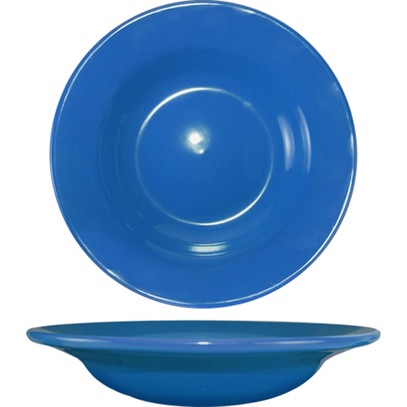 International Tableware CA-3-LB Cancun™ Stoneware Lt Blue WR Soup Bowl (10oz)