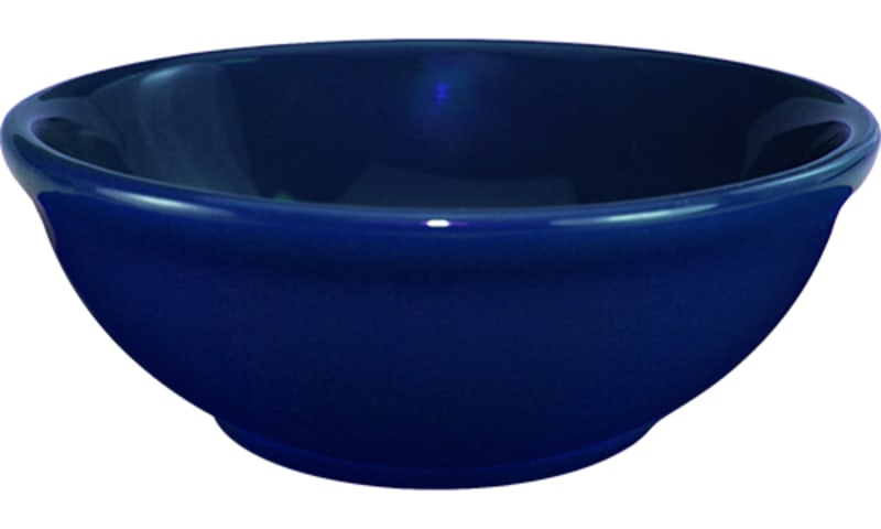 International Tableware CA-15-CB Cancun™ Stoneware Cobalt Blue Nappie/Oatmeal Bowl (13oz)