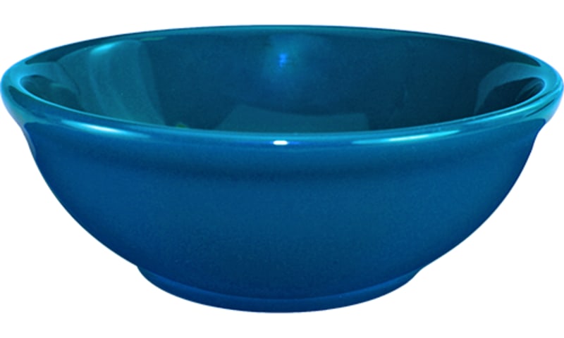 International Tableware CA-15-LB Cancun™ Stoneware Lt Blue Nappie/Oatmeal Bowl (13oz)
